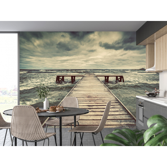 Carta da parati panoramica - Pontone Mare
