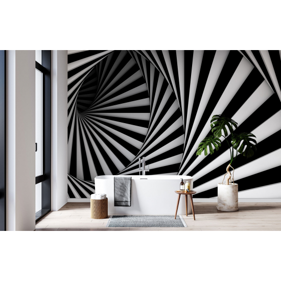 Carta da parati panoramica - Spirali Effetto 3D