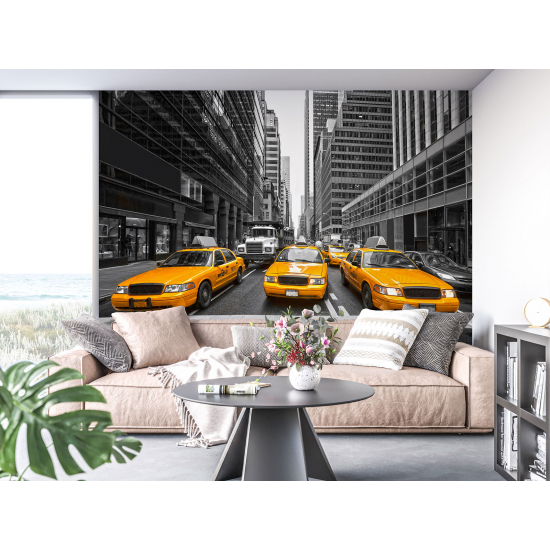 Carta da parati panoramica - Taxi di New York