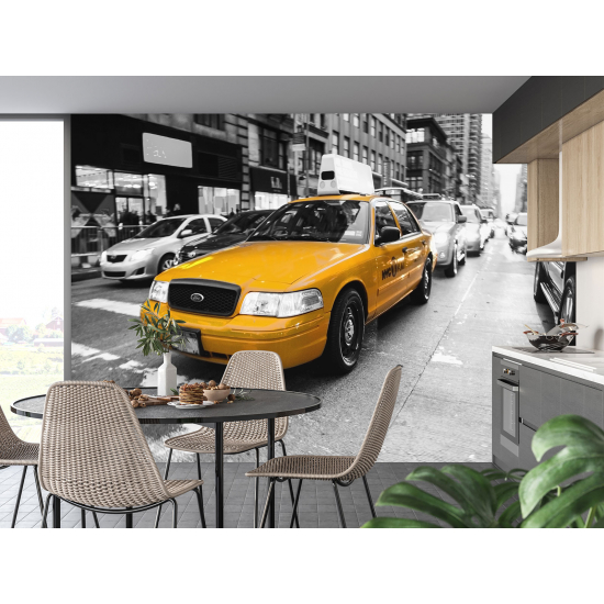 Carta da parati panoramica - Taxi di New York
