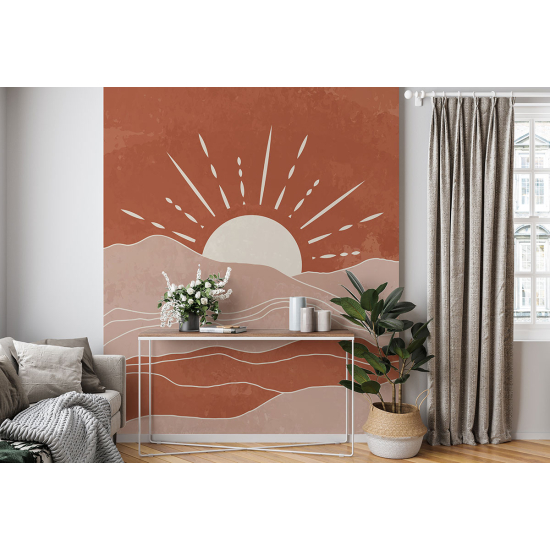 Carta da parati panoramica - Tramonto Boho