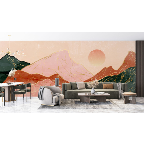 Carta da parati panoramica - Tramonto Boho