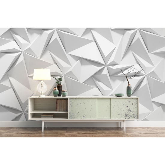 Carta da parati panoramica - Triangoli Effetto 3D