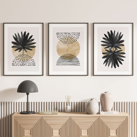 Confezione di 3 poster trittici - Boho