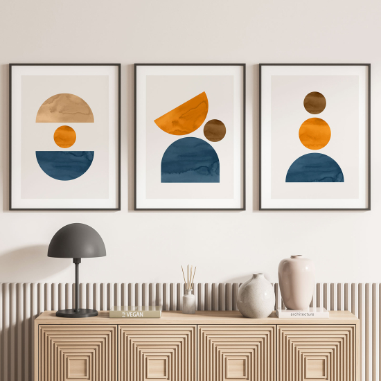 Confezione di 3 poster trittici - Boho