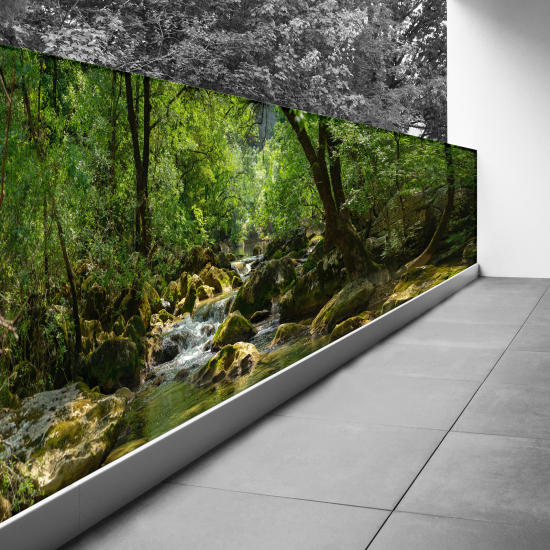 Frangivista per balcone - 110x357 cm - Fiume