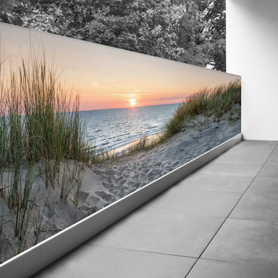 Frangivista per balcone - 80x220 cm - Tramonto