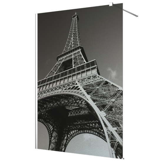 Pellicola sabbiato per Pareti Doccia - Torre Eiffel
