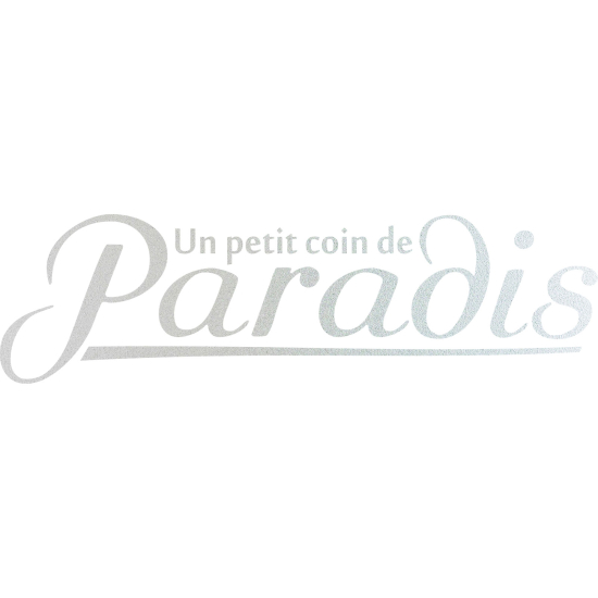Pellicole Effetto sabbiato - Citazione Un piccolo angolo di Paradiso