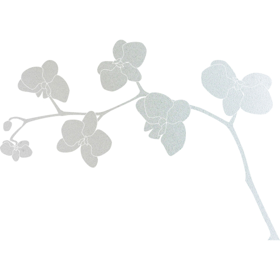 Pellicole Effetto sabbiato - Fiori