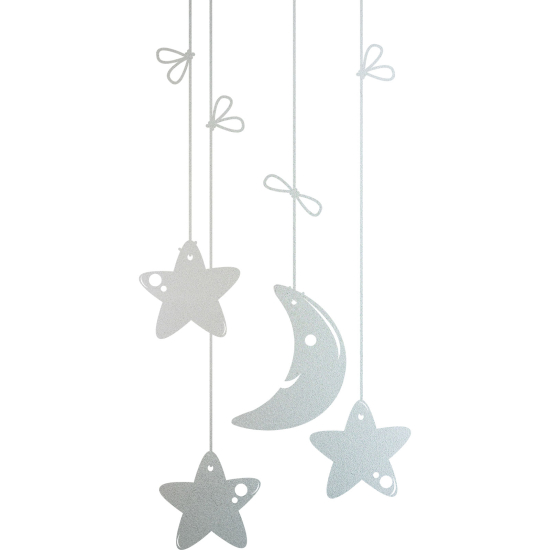 Pellicole Effetto sabbiato - Stelle Luna