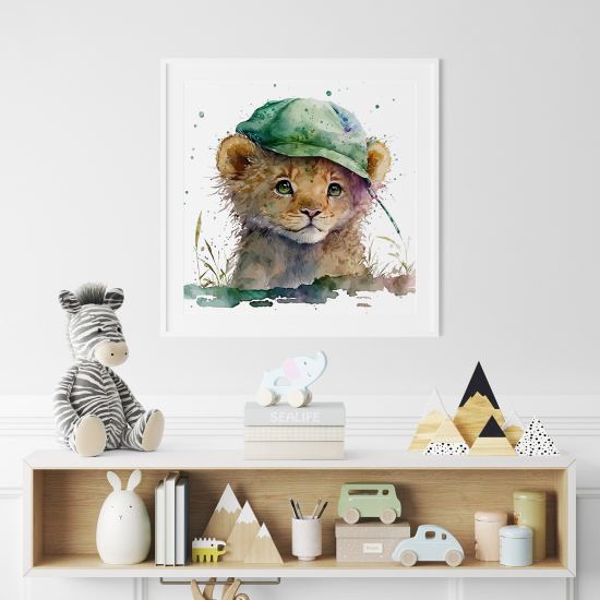 Poster per Bambini - Cucciolo di leone