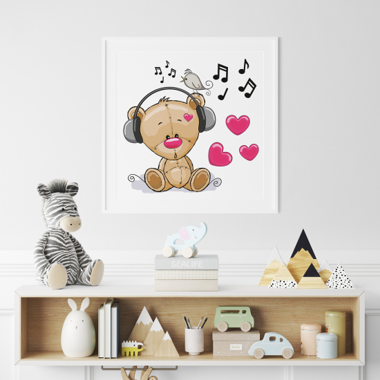 Poster per Bambini - Orsetto musicale
