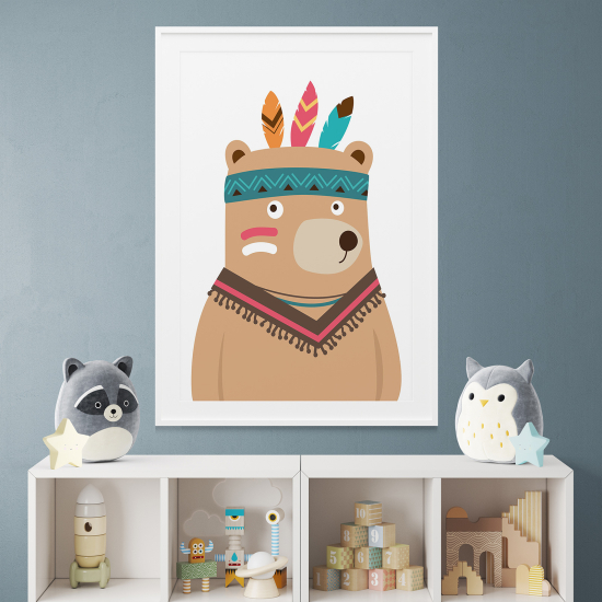 Poster per bambini - Orso indiano