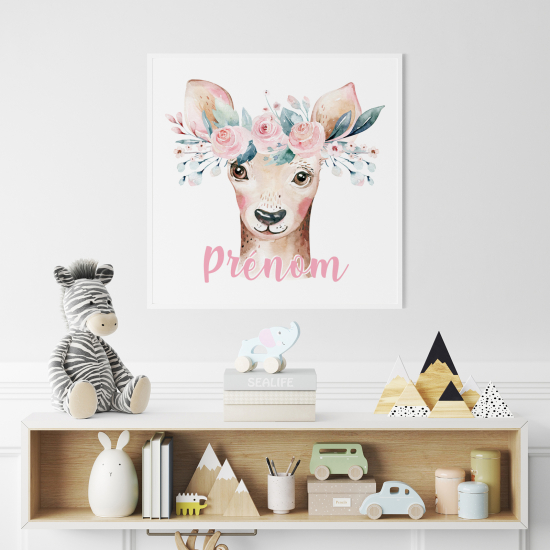 Poster personalizzato per bambini - Cerbiatto