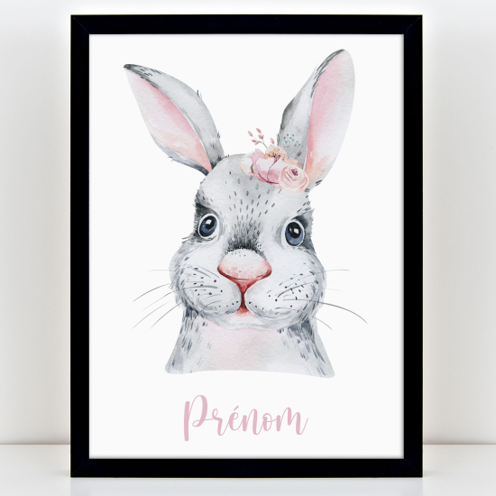 Poster personalizzato per bambini - Coniglio