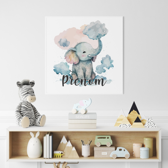 Poster personalizzato per bambini - Elefante