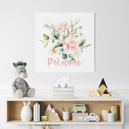 Poster personalizzato per bambini - Mazzo di Fiori