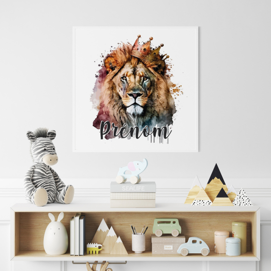 Poster personalizzato per bambini - Re Leone