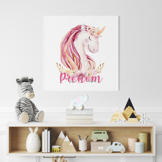 Poster personalizzato per bambini - Unicorno