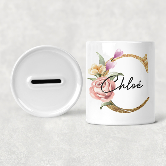 Salvadanaio Monogram personalizzato - C