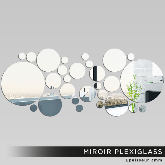 Specchio in plexiglass - Cerchi