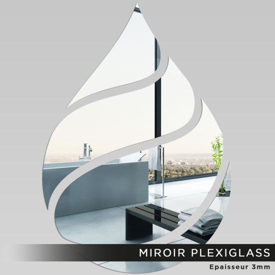 Specchio in plexiglass - Goccia maxi