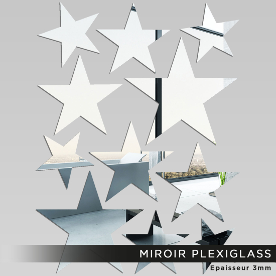 Specchio in plexiglass - Kit 11 Stelle