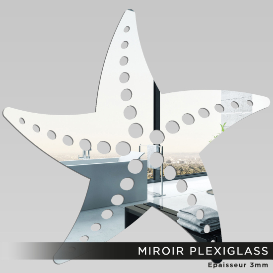 Specchio in plexiglass - Stella di mare