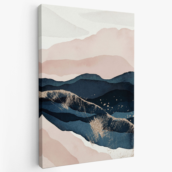 Stampa su tela - Astratto montagne