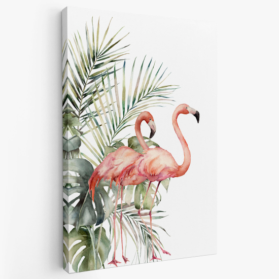 Stampa su tela - Fenicotteri Rosa
