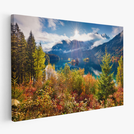 Stampa su tela - Paesaggio Montagne