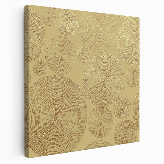 Stampa su tela Quadrata - Cerchi