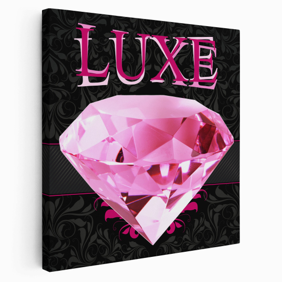 Stampa su tela Quadrata - Diamante lusso
