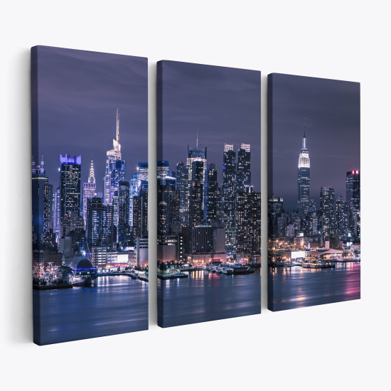 Stampa Trittico su tela - New York