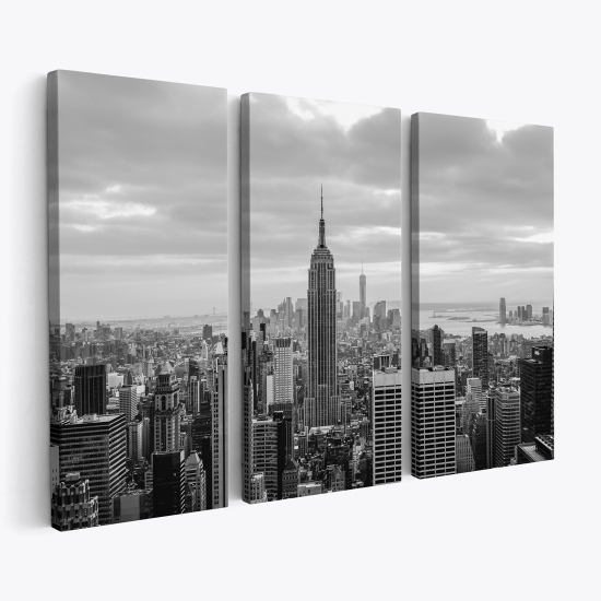 Stampa Trittico su tela - New York