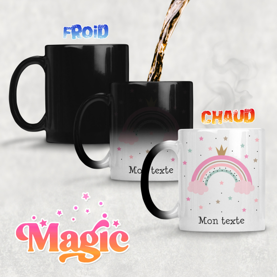 Tazza magica personalizzata - Arcobaleno