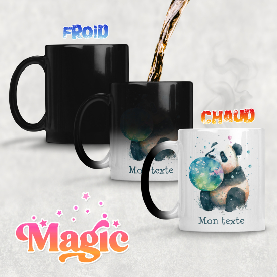 Tazza magica personalizzata - Panda