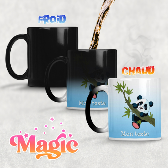 Tazza magica personalizzata - Panda