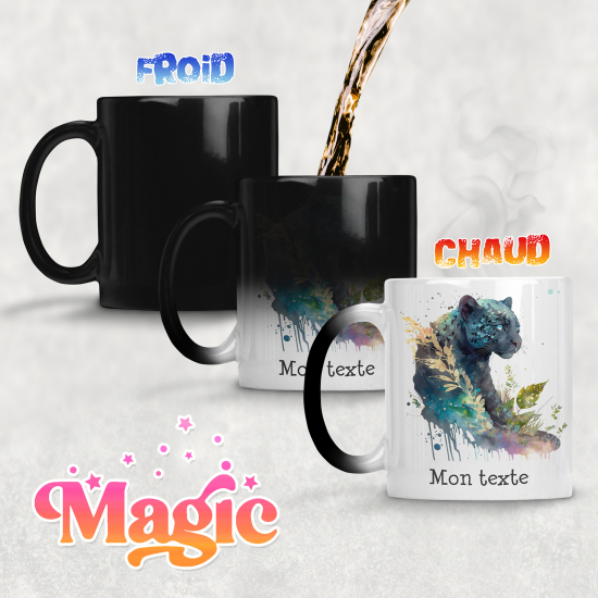 Tazza magica personalizzata - Pantera