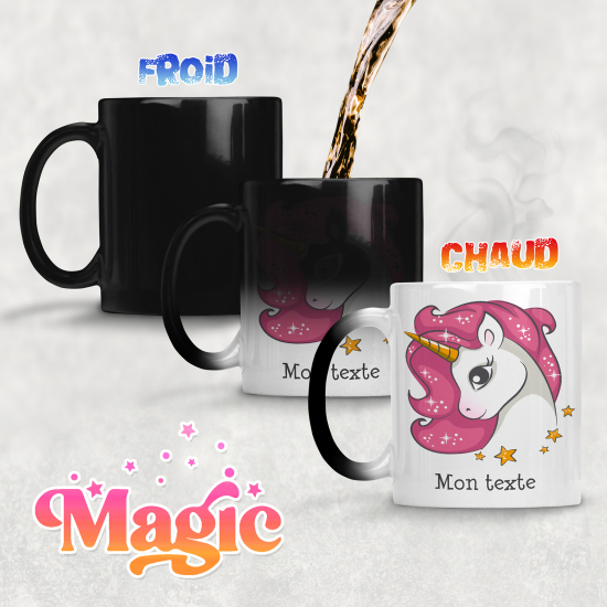 Tazza magica personalizzata - Unicorno Magico