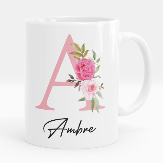 Tazza / Mug monogram personalizzata - Lettera A