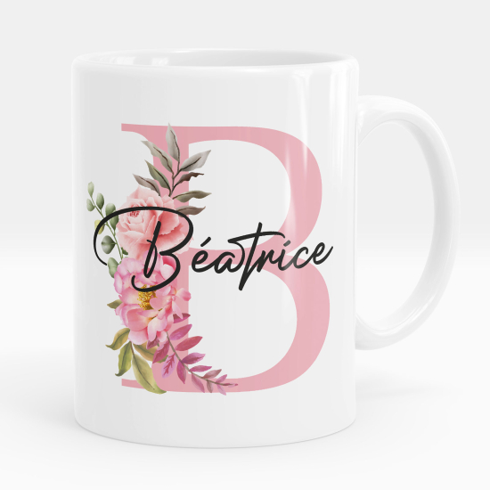 Tazza / Mug monogram personalizzata - Lettera B