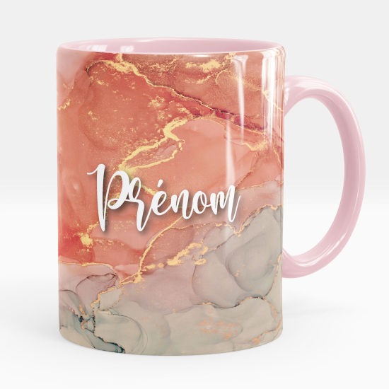 Tazza / Mug personalizzata - Effetto marmorizzato