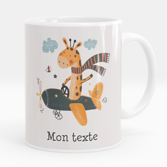 Tazza / Mug personalizzata - Giraffa aereo