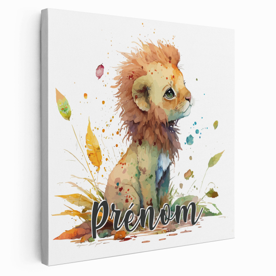 Tela per bambini personalizzata - Leoncino