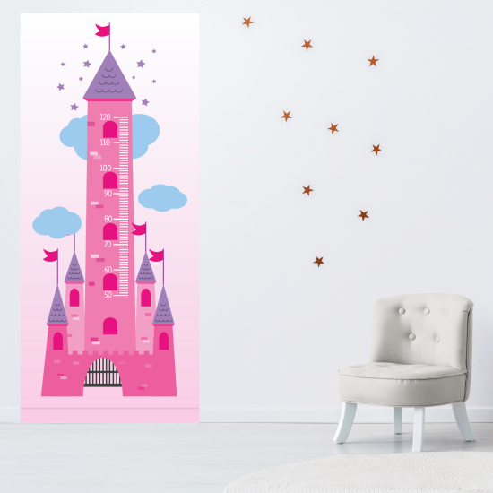Adesivo Metro da parete per Bambini - Castello