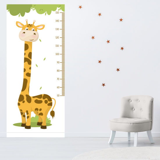 Adesivo Metro da parete per Bambini - Giraffa