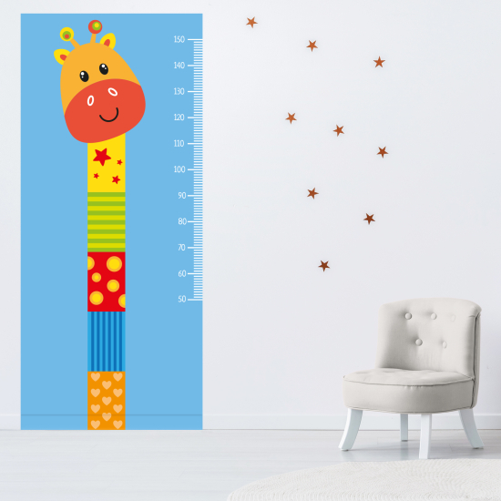 Adesivo Metro da parete per Bambini - Giraffa