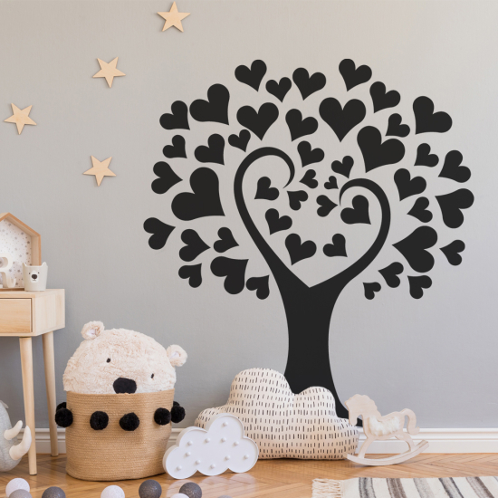 Adesivo Murale - Albero Cuori